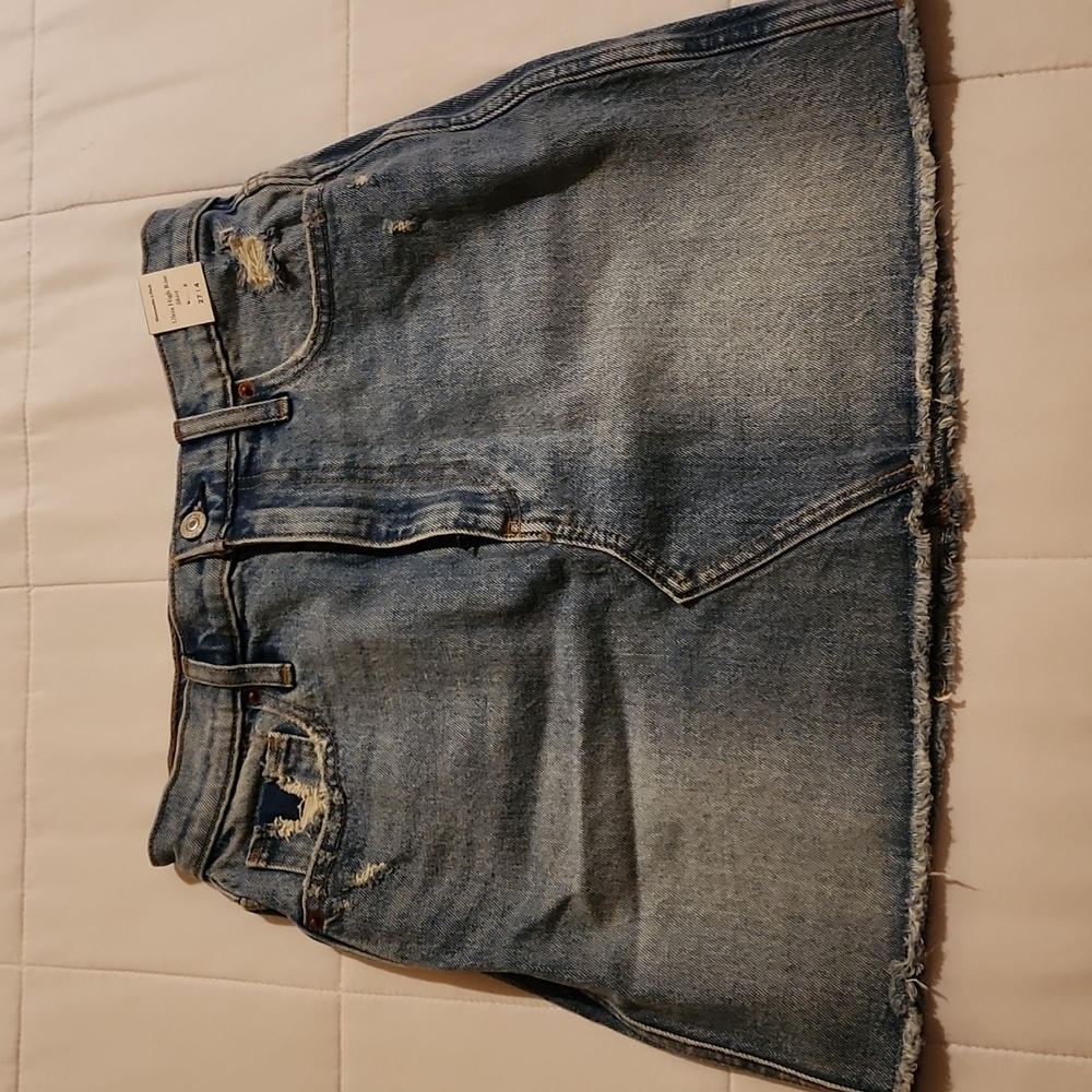 Abercrombie jean skirt